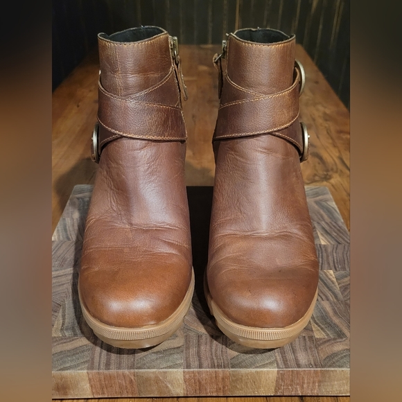 Sorel Joan of Arc Wedge Boots Brown size 9 - Picture 3 of 10